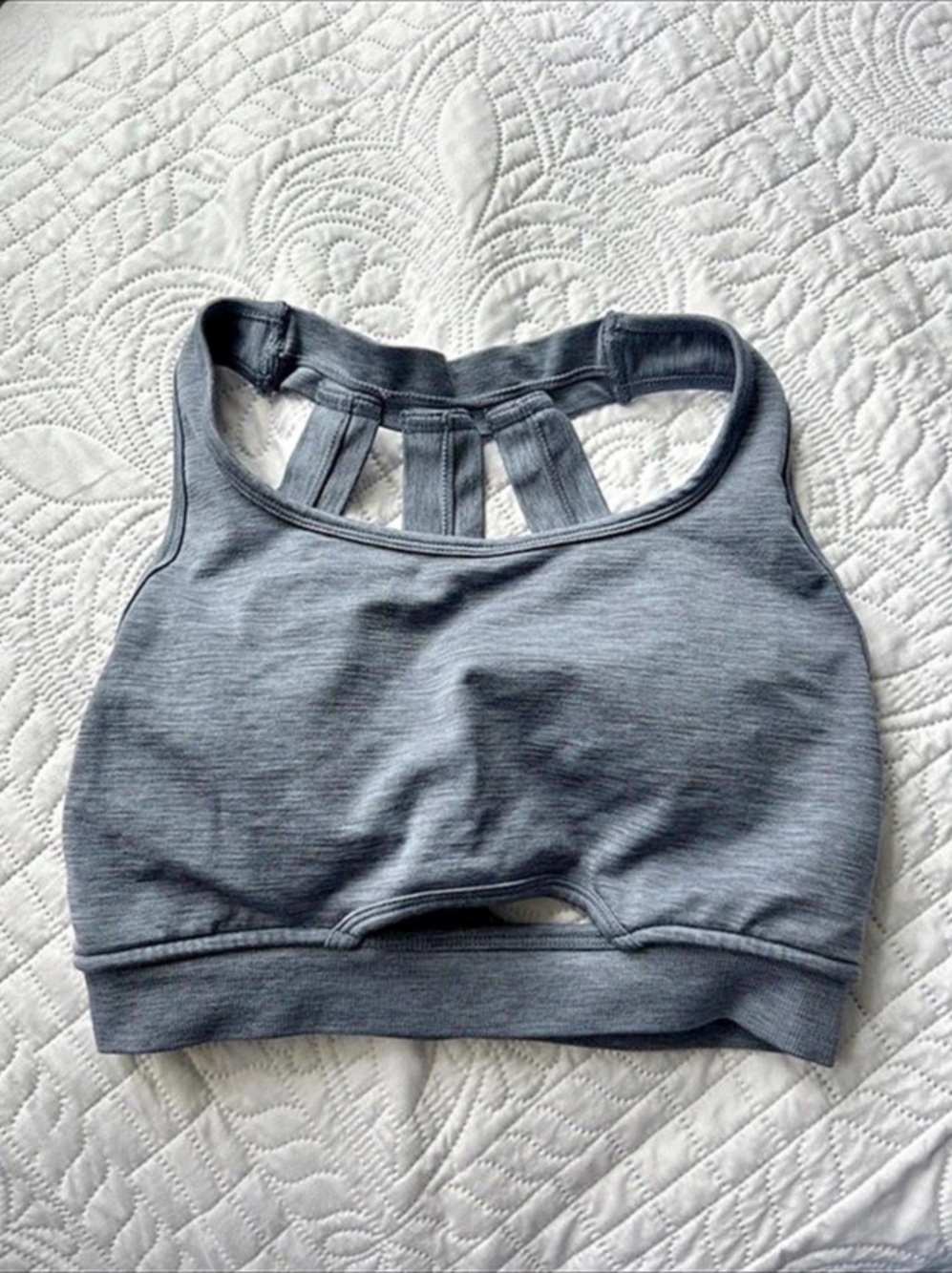 Alphalete Gray Sports Bra